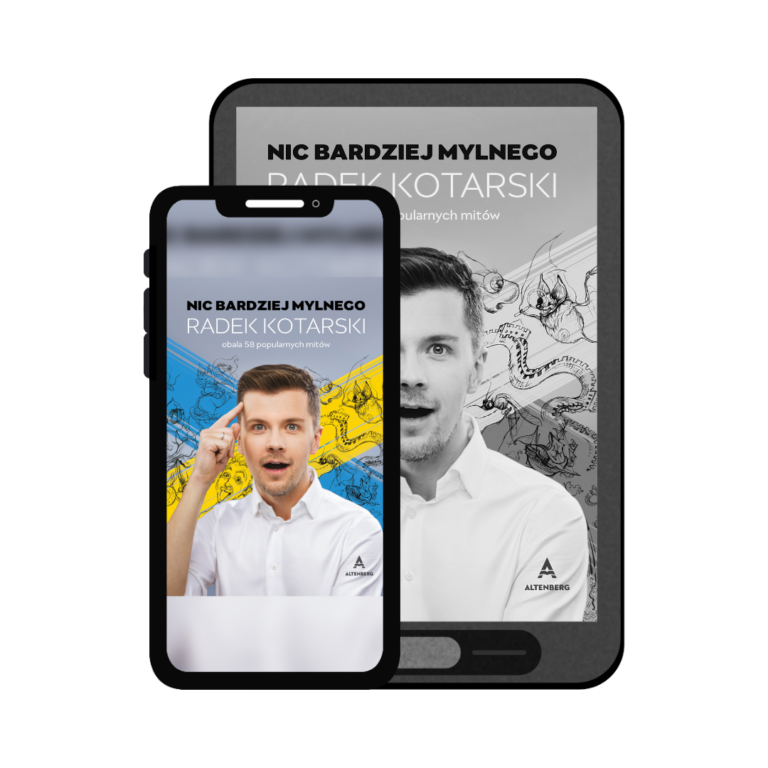 Ebook Nic bardziej mylnego Radka Kotarskiego na telefonie i czytniku