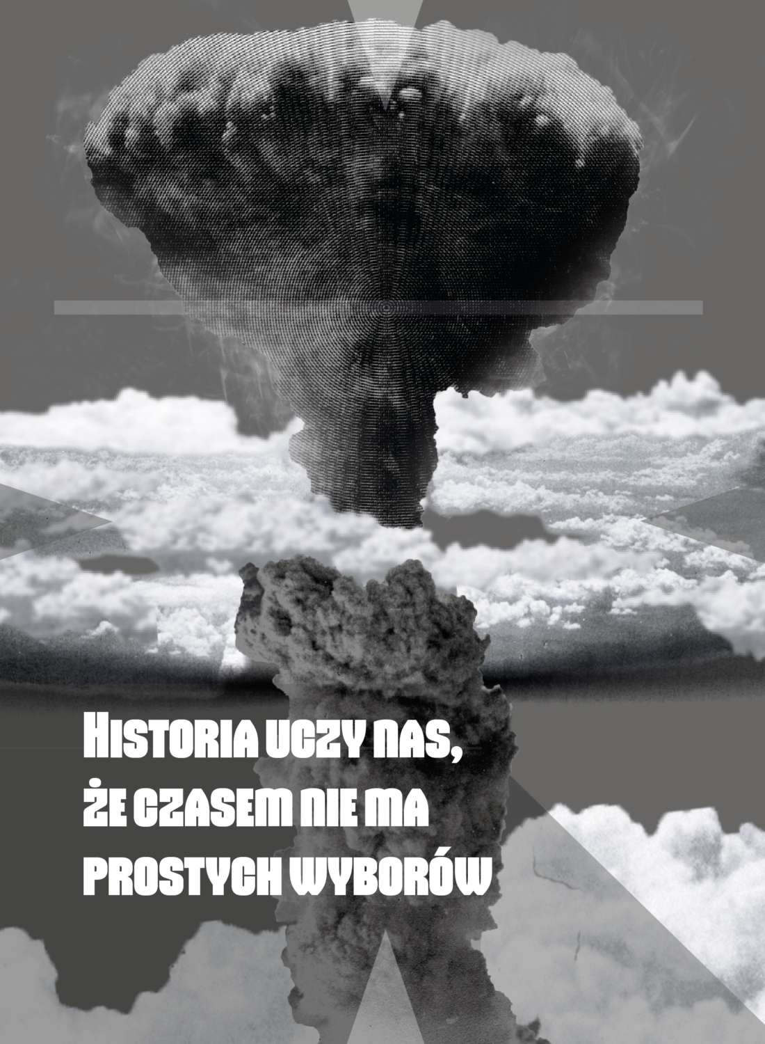 Strona otwierająca część Historia uczy nas, że czasem nie ma prostych wyborów z książki Historia dla odważnych