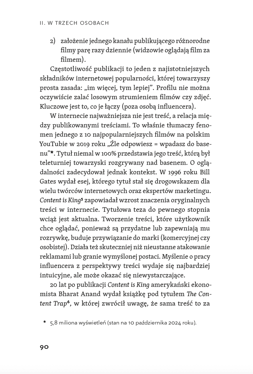 Strona 90 z części W trzech osobach z książki Wszyscy będziecie influencerami