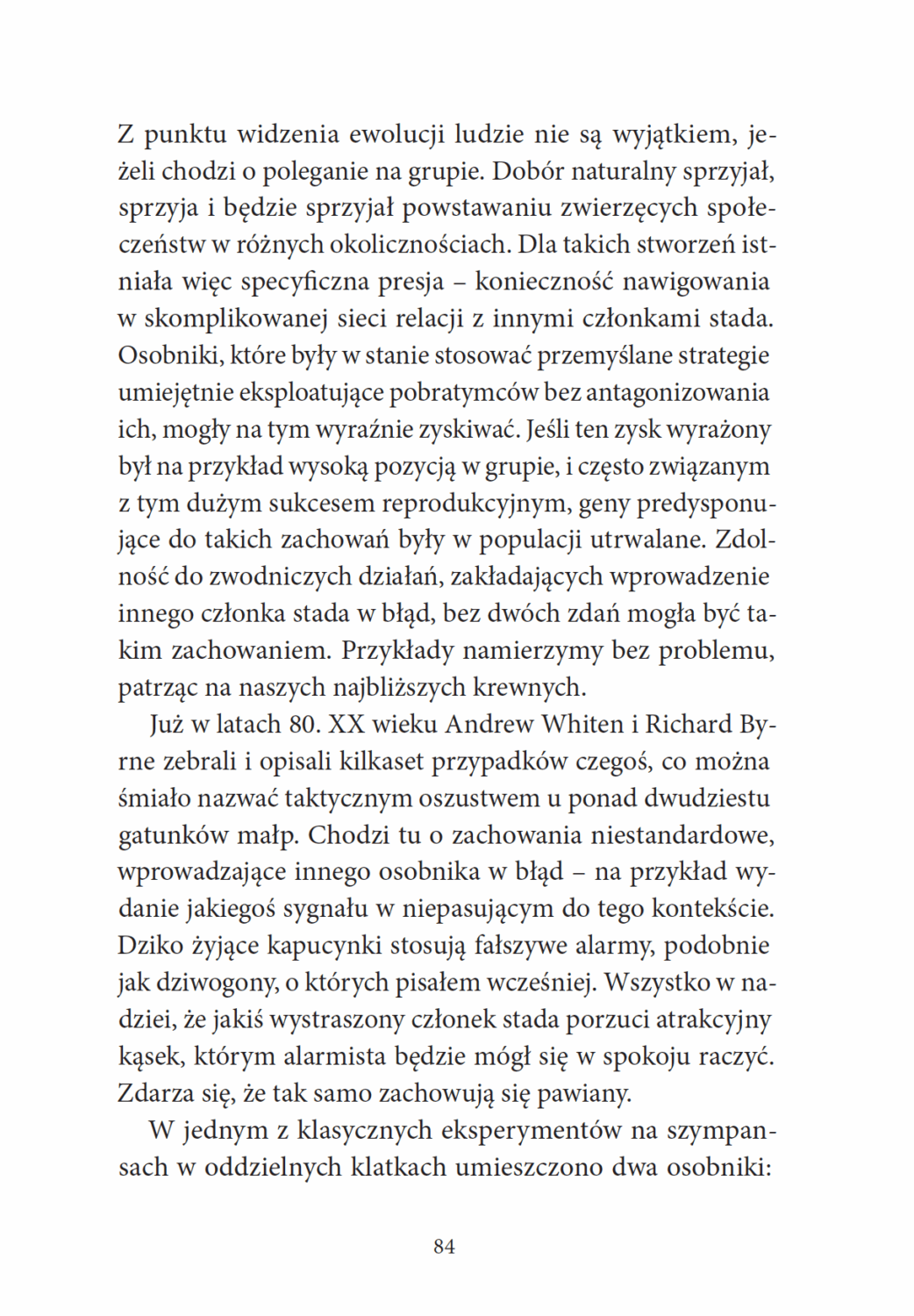 Strona o kłamstwie w ewolucji i w grupie z książki Wszyscy TO robimy